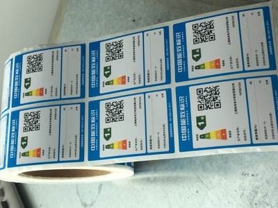 彩色標(biāo)簽，電器標(biāo)簽，能效貼紙